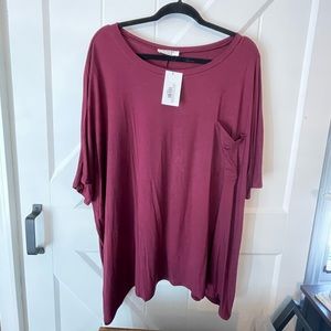 “Zenana” oversized pocket Tee!